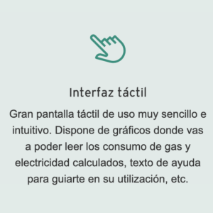5 Interfaz táctil